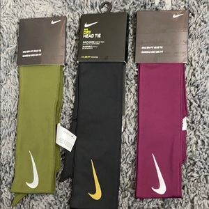 nike dri fit tie headbands
